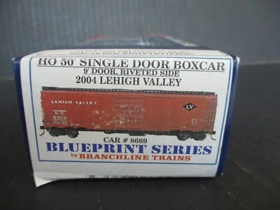 Branchline Trains #2004 Lehigh Valley 50' Single Door Boxcar HO Scale Built#8669 - Image 1 of 4