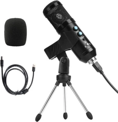 Studio USB Condenser Microphone w/ Mic Stand Streaming/Recording/Gaming/Podcast - Image 1 of 4