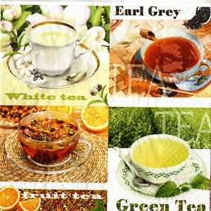 SERVIETTES EN PAPIER THéS DU MONDE. PAPER NAPKINS TEAS OF THE WORLD - Picture 1 of 1