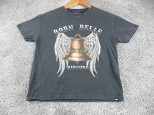 Ripcurl T Shirt/Top XS Round Neck Short Sleeve Womens Born Bells Graphic Cotton - Picture 1 of 10