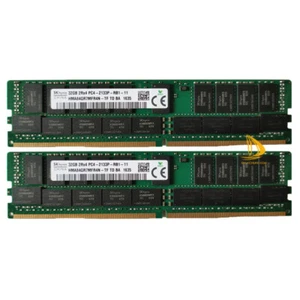 SK Hynix 2x 32GB 2RX4 PC4-2133P DDR4 17000Mhz ECC Server Memory DIMM RAM 1.2V $R - Picture 1 of 7