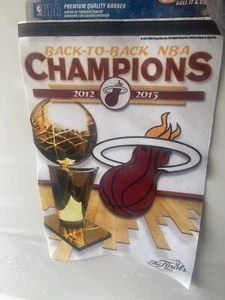 Miami Heat 2012-2013 NBA Finals Championship 17x26 premium Felt Banner - Picture 1 of 1