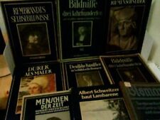 Konvolut: 9 Bände: Die blauen Bücher. Perönlichkeiten und Künstler (berühmt) div