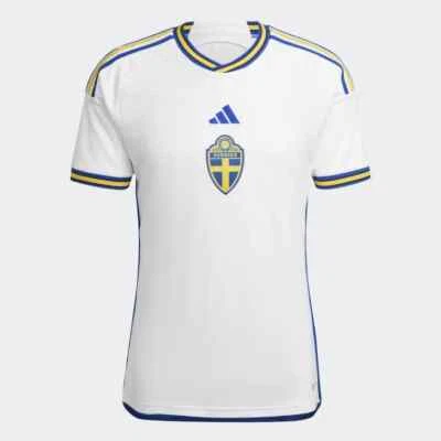 New adidas Sweden 2022 Away Jersey White Sverige Soccer HC2984 Men's Size 2XL - Image 1 of 4