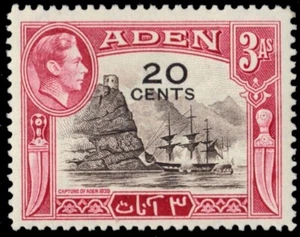 ADEN 39a (SG39i) - King George VI "Capture of Aden" (pb68508) - Picture 1 of 1