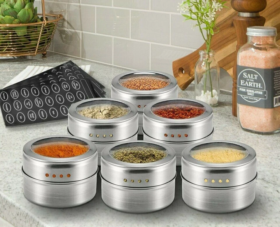 Contenitori per spezie con calamita portaspezie - Immagine 1 di 1