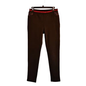 Louis Vuitton Vintage Hose Gr. 31 schwarz Jogger rotes Band Metallic Logo 90er - Bild 1 von 12