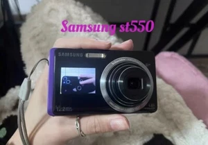 Samsung ST550 12.2MP Compact Digital Camera Selfie Screen Purple - Picture 1 of 7