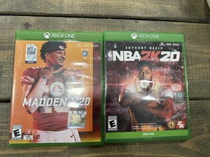 Madden NFL 20+ NBA2K20 Bundle- Microsoft Xbox One - Tested! - Picture 1 of 3