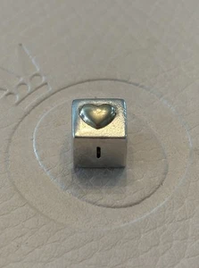 Auténtico Pandora 'I Love You' Dos Tonos Cubo Dije De Colección - Imagen 1 de 8