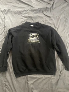 Felpa girocollo VINTAGE Purdue Boilermakers maglione ricamato uomo XL - Foto 1 di 6