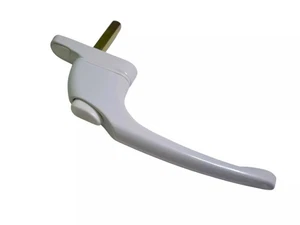 10 X Manija de ventana de PVC sin llave pulsador sin bloqueo husillo de 20 mm - Blanco - Imagen 1 de 6