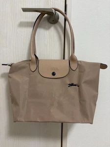 Bolso de Mano LONGCHAMP Le Pliage Beige en Rosa Hawthorne - Imagen 1 de 5