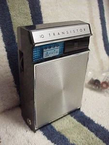 Arvin 66R39 10 Transistor AM Radio Recapped Repaired Works Good Vintage 1965 - Picture 1 of 14