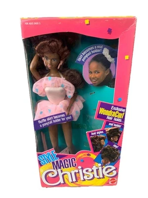 Vintage Style Magic Christie WondraCurl Barbie Doll 1988 Brand New Sealed - Image 1 of 4