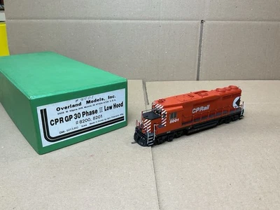 OVERLAND MODELS BRASS HO SCALE DIESEL LOCOMOTIVE GP30 PHASE 2 CANADIAN PACIFIC ! - Image 1 of 4