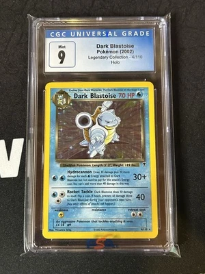 CGC 9 MINT Dark Blastoise 2002 Legendary (Collection) 4/110 Holo Pokemon Card  - Image 1 of 2