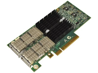 Fujitsu CA05954-2102 A3C40136900 Dual Port FDR 54G QSFP+ Infiniband HCA PCle x8 - Immagine 1 di 4