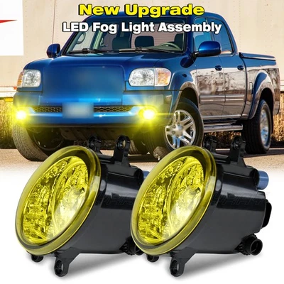 Пара противотуманных фар для 01–07 Sequoia Toyota Tundra 2000–2006 годов выпуска - Изображение 1 из 4