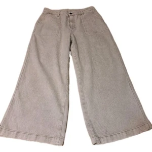 Universal Thread High Rise Wide Leg Sailor Cropped Jeans Size 12  Big Pockets  - Picture 1 of 10