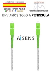 Cable de Fibra Óptica G657A2 3.0 Aisens / LSZH/ Blanco - Imagen 1 de 2