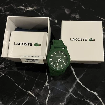 Mens Green Lacoste Silicone Watch 2010763 - Image 1 of 4