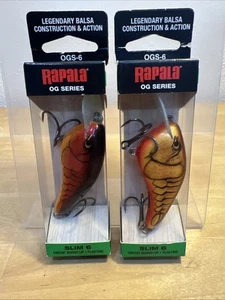 2-Rapala Diver Slim 6 OGS Series, Crankbait 2-3/4" , 1/2 oz.  Tiefe 6 Fuß, neu - Bild 1 von 4