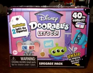 Nuevo Paquete de Equipaje Disney DOORABLES Let’s Go Serie 1 Incluye 2 Figuras - Imagen 1 de 2