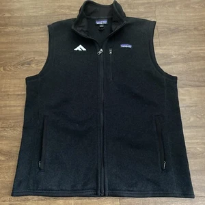 Patagonia Black Better Sweater Vest Men size Large - Picture 1 of 7