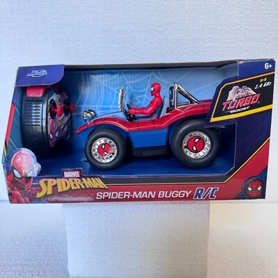 Spider-Man Buggy Remote Control 7 in Marvel Turbo Button, Full-Function NIB NEW - Image 1 of 4