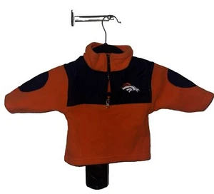Denver Broncos Fleece Pullover Size 12 Months - Picture 1 of 4