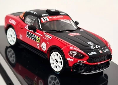 Ixo 1/43 Fiat Abarth 124 RGT #23 Rally Monte Carlo 2018 Ciamin La Haye Model Car - Photo 1/4