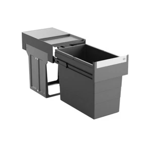 Hailo Abfallsammler 366691 Solo Mülltrennung Einbau Abfalleimer Mülleimer 28 Ltr - Bild 1 von 7