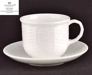 Wedgwood Nantucket Cup 2 1/4" Tall & Saucer 5 3/4" - Picture 1 of 8