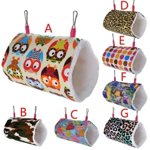 Hamster Hammock Tunnel Stingray Nest Swing Hanging Bed Cage Small Pet Toy Tube - Picture 1 of 12