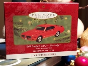 Vtg 2000 Hallmark Keepsake Classic American Ornament 1969 Pontiac GTO The Judge - Picture 1 of 4