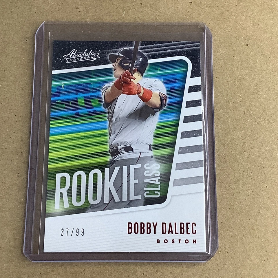 2021 Panini Absolute Rookie Class Red /99 Bobby Dalbec #RC-13 Rookie RC A-7 - Image 1 of 3