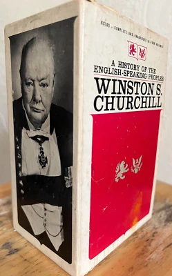 A History of the English Speaking Peoples Winston Churchill Box Set PPBK 1963 - Image 1 of 4