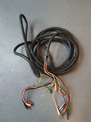 5 meter 8 way TS jack To RCA/Phono loom  - Image 1 of 3