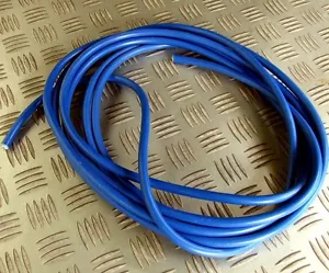 1M MAINS HEAVY DUTY 2.5mm sq ARCTIC BLUE HOOK UP CABLE LEAD HORSE BOX CARAVAN - Picture 1 of 2