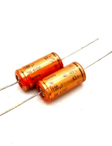 6 x ROE EBC Elkos 100uF/63V +105°C - Audio Grade - NOS - Bild 1 von 1