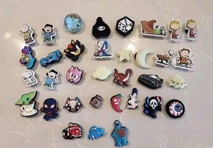Lot of 34 Random Shoe Charms/Jibbitz for Crocs Shoes. Preowned - Picture 1 of 4