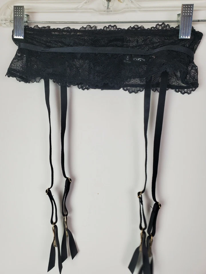 Fashion Nova черный кружевной подвязки ремень маленький сексуальное белье - Изображение 1 из 4