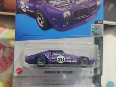 2023 Hot Wheels HW Modified 1970 Pontiac Firebird #18 Blue - Image 1 of 2