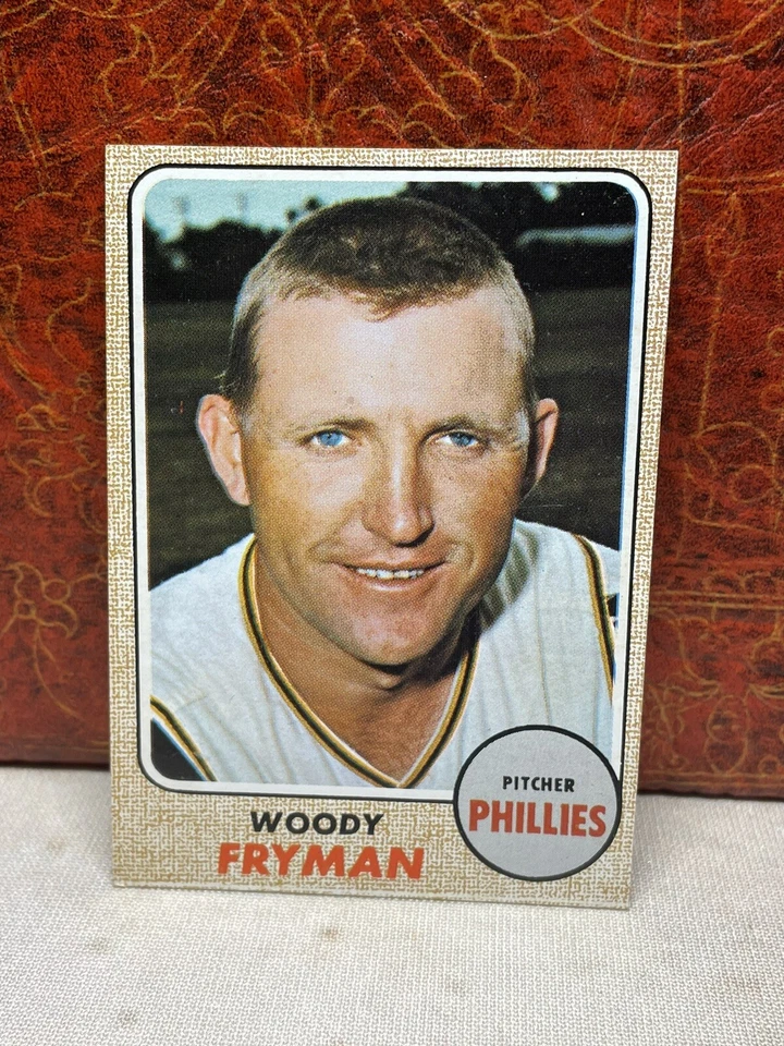 1968 Topps #112 Woody Fryman Phillies Mint!!!! - Image 1 of 2