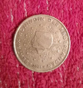 50 Cent 2001 ( Vor Einführung des Euro )Königin der Niederlande - Bild 1 von 2