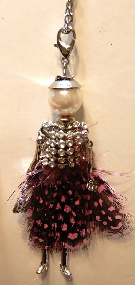 Necklace Pendant Doll Women Girl Jewelry Crystal Rhinestones Shipping SAVINGS!! - Image 1 of 1
