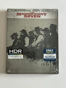 THE MAGNIFICENT SEVEN - 2016 BEST BUY EXCLUSIVE STEELBOOK 4K/BR OOP - NEW MINT! - Picture 1 of 4