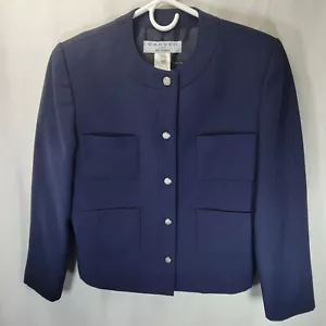 Carven for Air France Donna Uniforme Giacca 38M Miscela Lana con Bottoni Air France - Foto 1 di 8