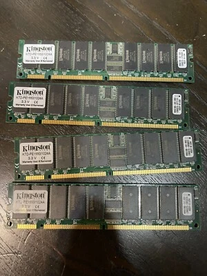Dell Poweredge 1600SC 1650SC 600SC 4gb ECC Server Ram Kit - Image 1 of 2